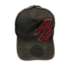 New era 裏原グランジy2k ダメージ ワッペン　メッシュキャップ