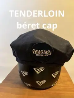 TENDERLOIN テンダーロイン　ベレー帽　ワッペン 新品 希少 テンダーロイン ハット ベレー ワッペン ネイビー M