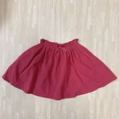 petit main スカート　赤