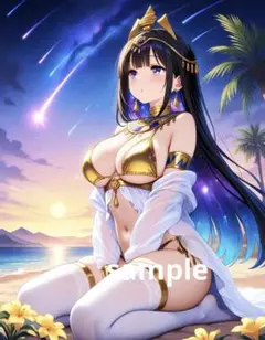 AIイラスト　美女 L版サイズ 1点物 C45