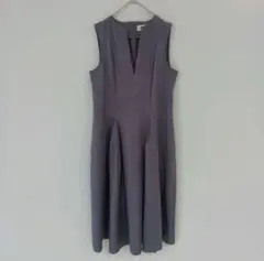 美品◯ ABITOKYO スキッパー ノースリーブ ワンピース S〜M