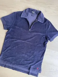【極希少】90s POLO RALPH LAUREN ハーフジップポロシャツ L