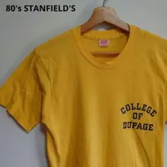 80s STANFIELD'S ビンテージ カレッジ Tシャツ US 古着