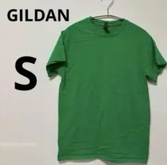 GILDAN グリーン Tシャツ Sサイズ 半袖 無地