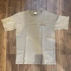 Goodwear ポケット ビッグTシャツ M ベージュ カーキ