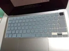 MacBook キーボードカバー　MOSISO 水色
