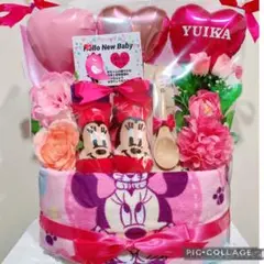出産祝い ミニー オムツケーキ おむつケーキ
