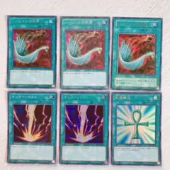 遊戯王　ハーピィの羽根箒　サンダーボルト　死者蘇生