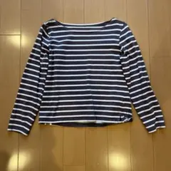 grl グレイル ボートネックボーダートップス iz04