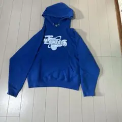 Jerzees NuBlend Mサイズ 青 パーカー