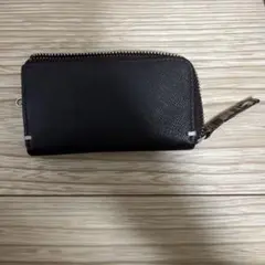 ポールスミス4連キーケースカードケースマルチストライプロゴ型押レザー