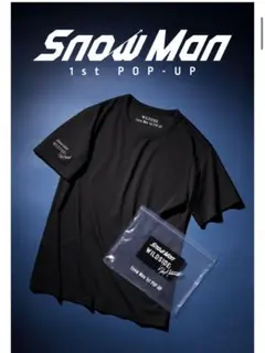 SnowMan★1st★POP-UP★オフィシャルグッズ　Tシャツ黒　Mサイズ
