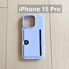 iPhone 15 Pro ケース 2枚のカードスロット 軽量 ソフト保護