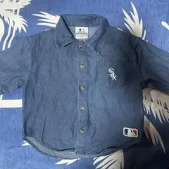 MLB 半袖デニムシャツ　ホワイトソックス