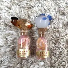 幸せ招く さくら貝 小瓶 カメ フグ ‪☆