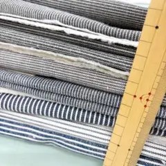 デニム生地ヒッコリー ハギレセット