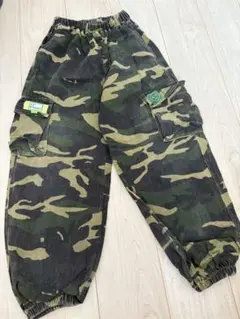 迷彩柄 カーゴパンツ 160cm