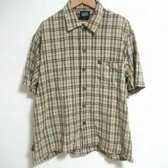 90s VANS us企画 usa チェックシャツ 半袖 ロゴ