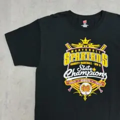 メリノール　champions　Tシャツ　ヘインズ　古着　ブラック　L
