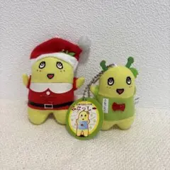ふなっしー サンタ イモムシ マスコット キーホルダー