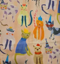 猫イラスト☆カットクロス