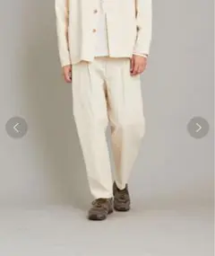 新品未使用 Steven Alan オーガニックスーパーバギー テーパードパンツ