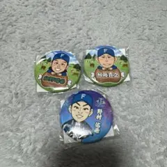 日ハム 缶バッジ3個セット