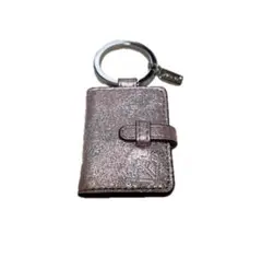 【新品未使用箱付】コーチ COACH キーホルダー ピクチャーフレーム　パープル 新品未使用箱付】コーチ COACH キーホルダー ピクチャーフレーム