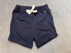 プチバトー コットンショートパンツ ネイビー 18m 81cm