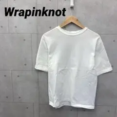Wrapinknot ラッピンノット Tシャツ ホワイト 無地 メンズ 2