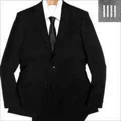 J6393 美品 スーツセレクト 礼服 フォーマルスーツ ブラック A4