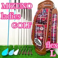 ♦︎初心者に優しいセット♦︎ ミズノ他 レディースゴルフクラブセット 豪華8本