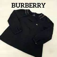 BURBERRY カットソー チュニック 日本製 長袖 Tシャツ 120 黒