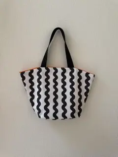 波模様エコバッグ・サブバッグ