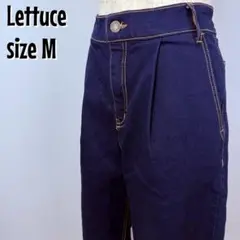 【0062】Lettuce ハイウエスト デニム ワイドパンツ M