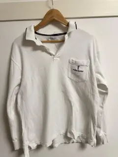 YVES SAINT LAURENT ホワイトポロシャツ