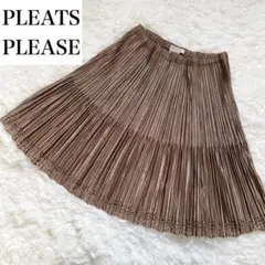 【美品】PLEATS PLEASE プリーツプリーズ スカート 大きいサイズ