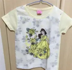 ディズニー　美女と野獣　シースルーTシャツ　130