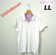 EddieBauer エディーバウアー 半袖ポロシャツ レディース LLサイズ