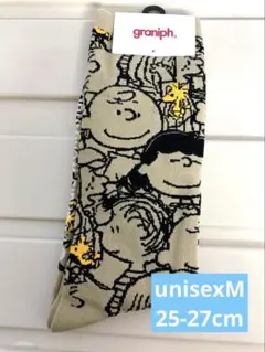 新品⭕️完売品⭕️☆グラニフ×スヌーピー☆ソックス　unisex M 25-27cm