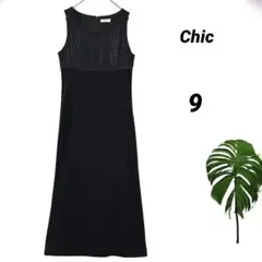 キレイめ/Chic/ノースリーブロングワンピース/ドレス/日本製/パーティー