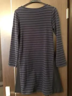 Sacai 切り替えボーダーワンピース コルソコモコラボ