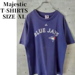 マジェスティック Tシャツ MLB トロント・ブルージェイズ ブルー XL