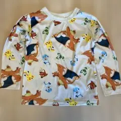 ポケモンキャラクター柄 長袖カットソー 120