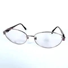 【極美品】VivaLady ビバレディ　フルリム　メガネ　オーバル　チタン