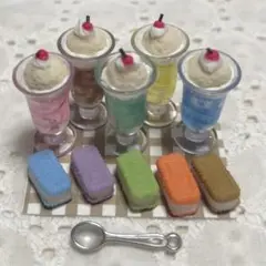 ♡ミニチュアカラフルスイーツセットNo.49