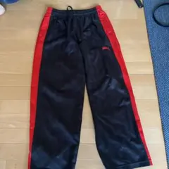 Puma ジャージパンツ 黒/赤