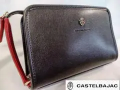 [[極美品✨]CASTELBAJAC カステルバジャック クラッチバッグレザー