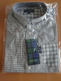 MEN'S CLUB JEANS チェック柄半袖シャツ