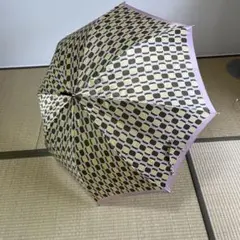 レディース長傘　雨傘　ワンタッチ式　Elegance